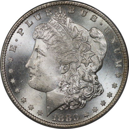 (7118) 1880-S $1 PCGS MS65 Gold CAC