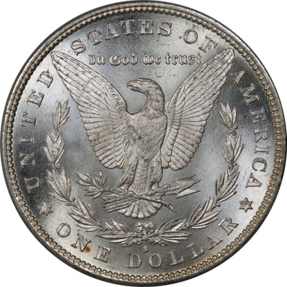 (7118) 1880-S $1 PCGS MS65 Gold CAC