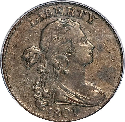 (1467) 1801 1C PCGS XF45 100/000 obverse