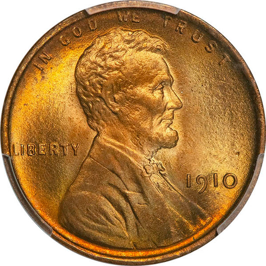 (2437) 1910 1C PCGS MS66RD CAC