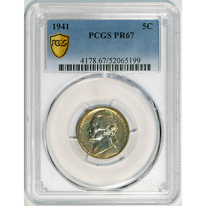 1941 5C PCGS PR67