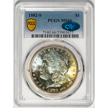 (7140) 1882-S $1 PCGS MS66 CAC