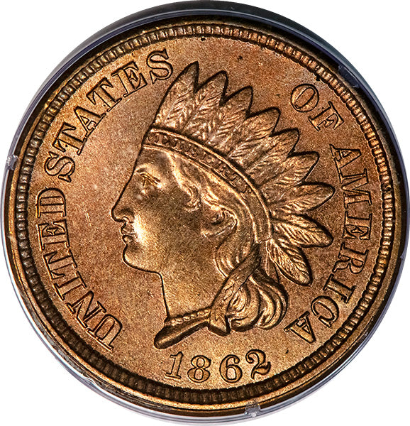 (2064) 1862 1C PCGS MS64 CAC
