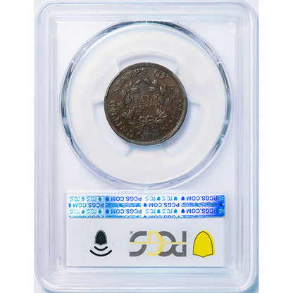 (1057) 1802/0 1/2C PCGS VF30 Reverse of 1802