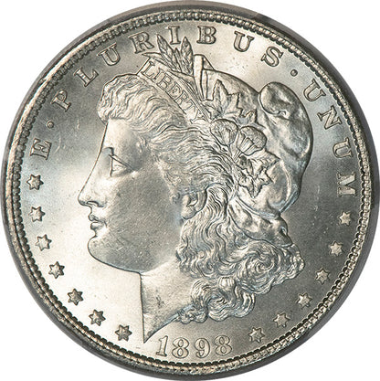 (7252) 1898 $1 PCGS MS66+ CAC