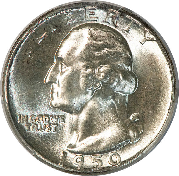(5840) 1950 25C DDR FS-801 PCGS MS67