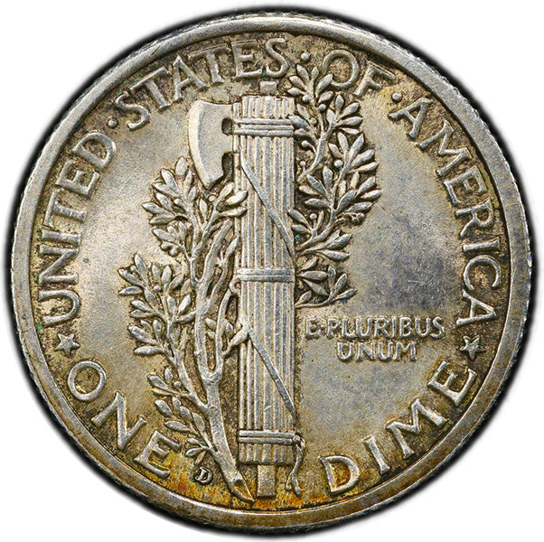 (4907) 1916-D 10C PCGS MS62FB