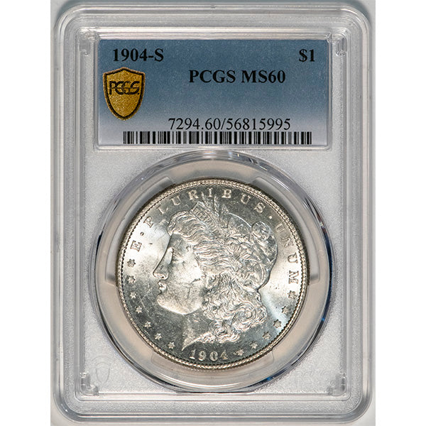 (7294) 1904-S $1 PCGS MS60