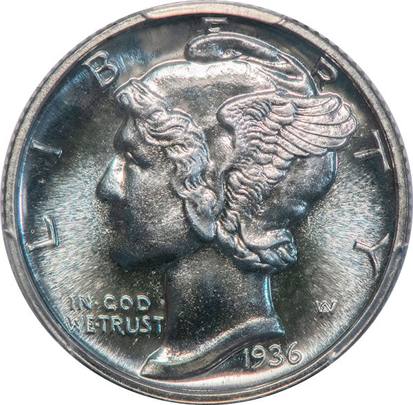 (5071) 1936 10c PCGS PR67 CAC