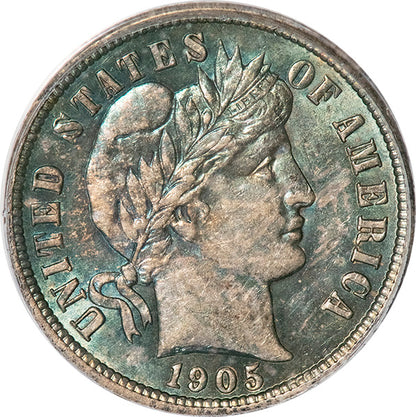 (4836) 1905-O 10C Micro O PCGS MS63 CAC