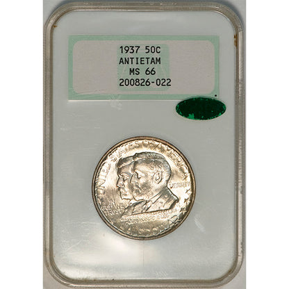 1937 50C Antietam NGC MS66 CAC