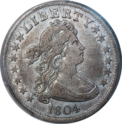 (5312) 1804 25C PCGS XF45