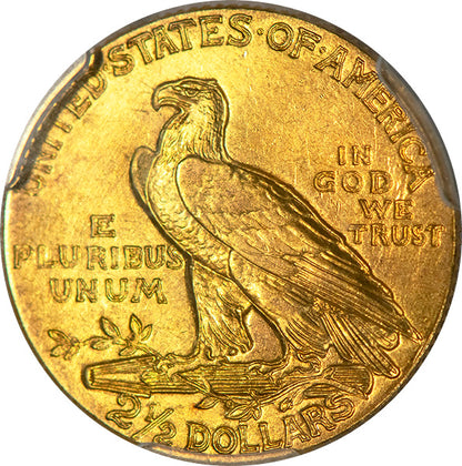 1908 $2.50 PCGS MS64 CAC