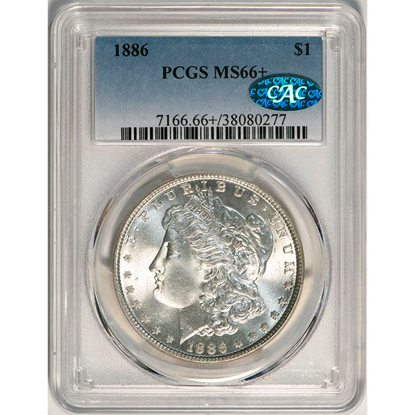 1886 $1 PCGS MS66+ CAC