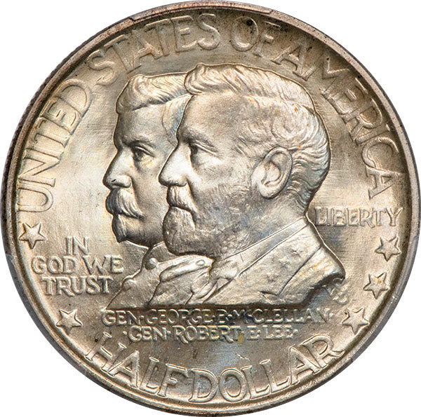 (9229) 1937 50C PCGS MS67+ Antietam CAC