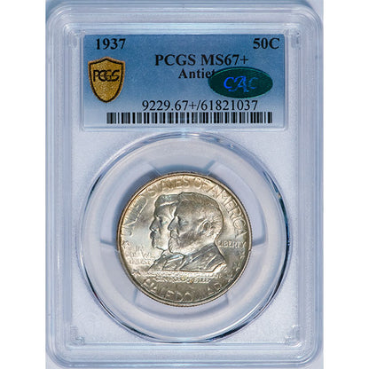 (9229) 1937 50C PCGS MS67+ Antietam CAC