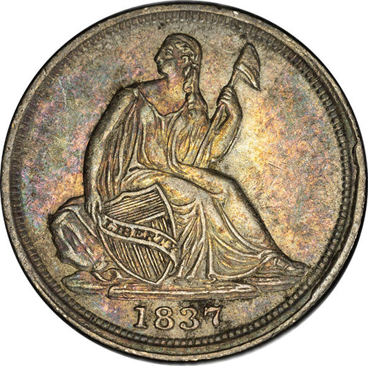 (4312) 1837 H10C PCGS AU58 CAC